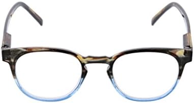 A szemek által PeeperSpecs Dynomite Kerek Kék Fény Blokkoló Olvasó Szemüveg