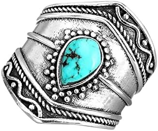 Bohém Gyűrű Aggódj Gyűrű Sima Kalapács Öv Gyűrű jegygyűrű Férfiak, mind a Nők Hangulat Ékszer Színe Változó (Ezüst,