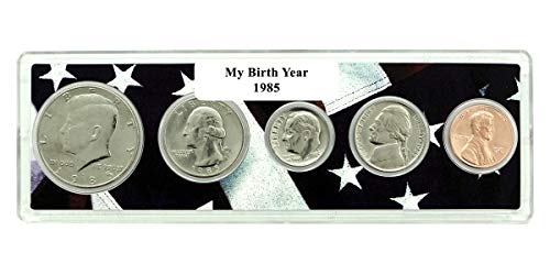 1985-5 Érme Születési Év Állítsa be az Amerikai Zászló Jogosultja Uncirculated