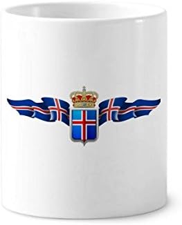 Izland Nemzeti Jelkép Ország Szimbólum Fogkefe Tolltartó Bögre, Kerámia Állni Ceruzatartó