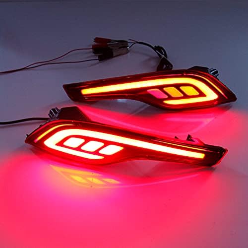 Piros LED-es Hátsó Lámpák Lökhárító hátsó Lámpa Lámpa Készlet Hátsó Lökhárító Reflektorok Köd Fék a 2019 2018 2017-es