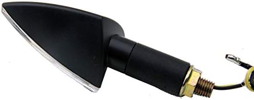 MotorToGo Fekete Hosszú Szár indexet LED Szemellenző Mutatók Kompatibilis a 2012-es Honda VFR1200F