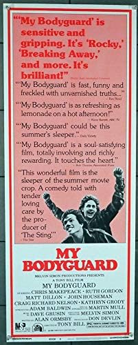 A Testőr (1980) Film Poszter Stílus B Felülvizsgálat Helyezze be 14x36 CHRIS MAKEPEACE MATT DILLON Film rendezte: TONY