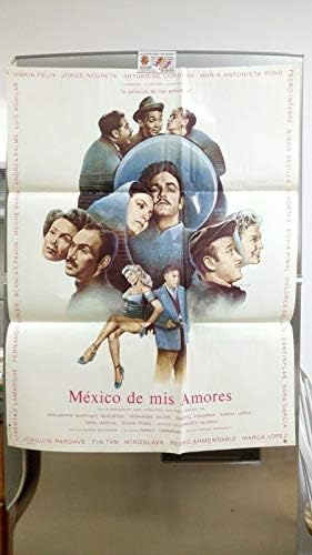 Poszter Mexikó De Mis Amores Jorge Negrete Pedro Infante Cantinflas 1979