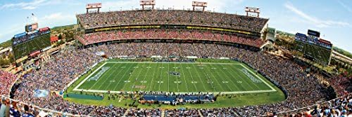 Remekművek 1000 Darab Sport Puzzle - NFL-ben Tennessee Titans Center Kilátás Panorámás - 13x39