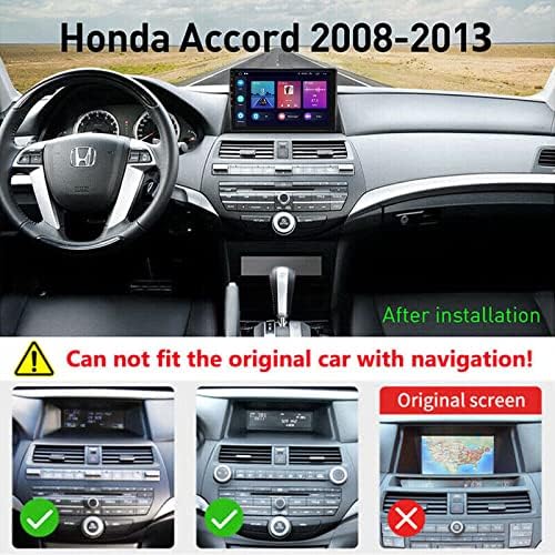 a Honda Accord 8. 2008 2009 2010 2011 2012 2013 autórádió Android 11 érintőképernyő Autó Sztereó Apple Carplay Android