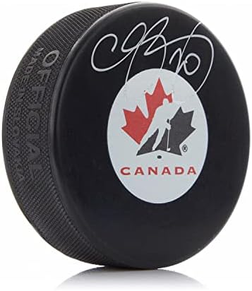 Chris Pronger Csapat Kanada Dedikált Olimpiai Jégkorong - Dedikált NHL Korong