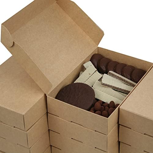 WonderPack Kis Papír, Karton Dobozok - Kraft Papír, Karton Dobozok kisvállalkozás - Fehér díszdobozban 9.5х6.3x1.9 Cm